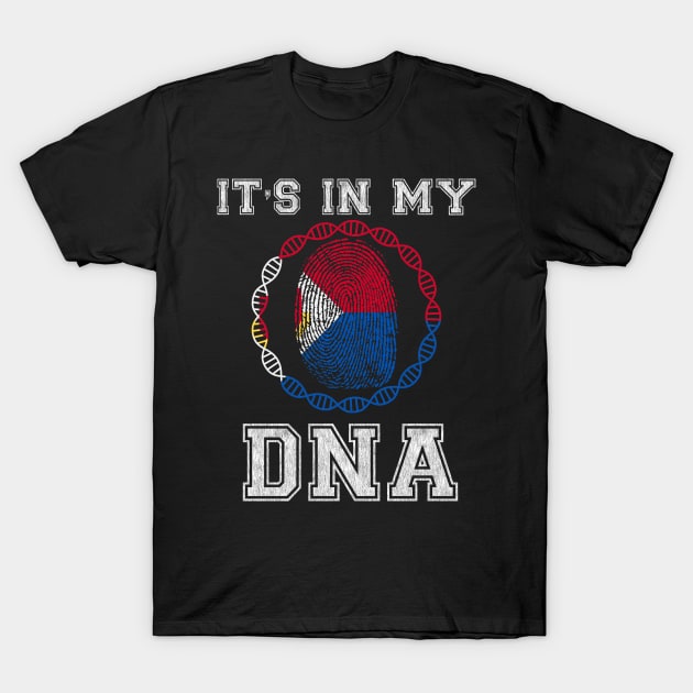 Sint Maarten  It's In My DNA - Gift for St Sint Maartener From Sint Maarten T-Shirt by Country Flags